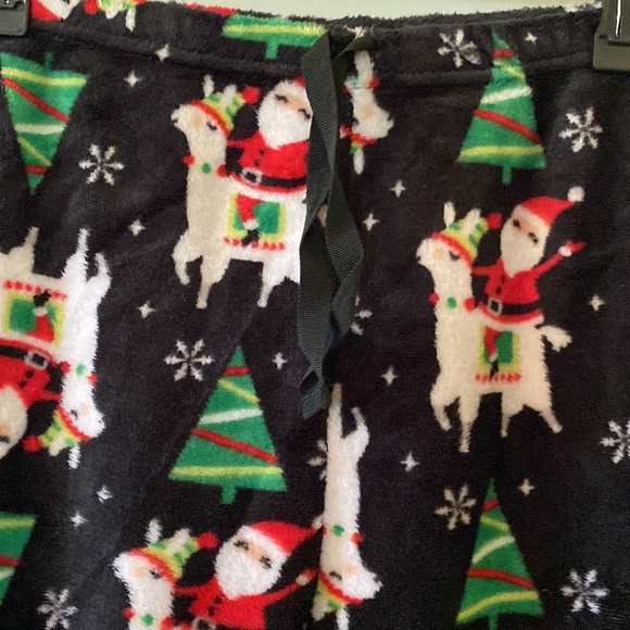 Santa riding llama pj pants - Picture 2 of 3